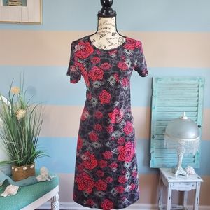 LuLaRoe Floral Rose Carly Dress